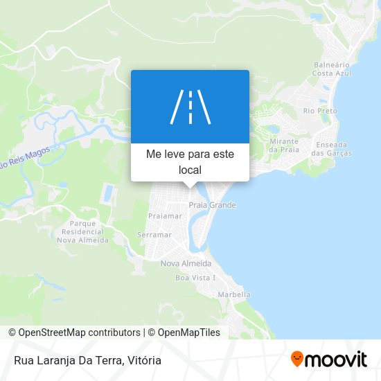 Rua Laranja Da Terra mapa
