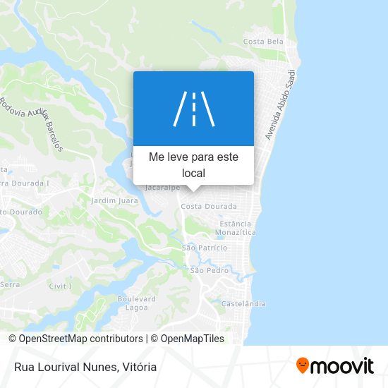 Rua Lourival Nunes mapa