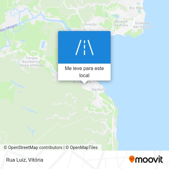 Rua Luiz mapa