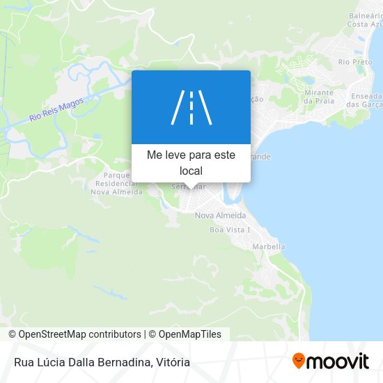 Rua Lúcia Dalla Bernadina mapa