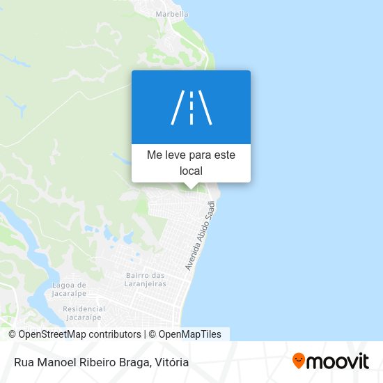 Rua Manoel Ribeiro Braga mapa