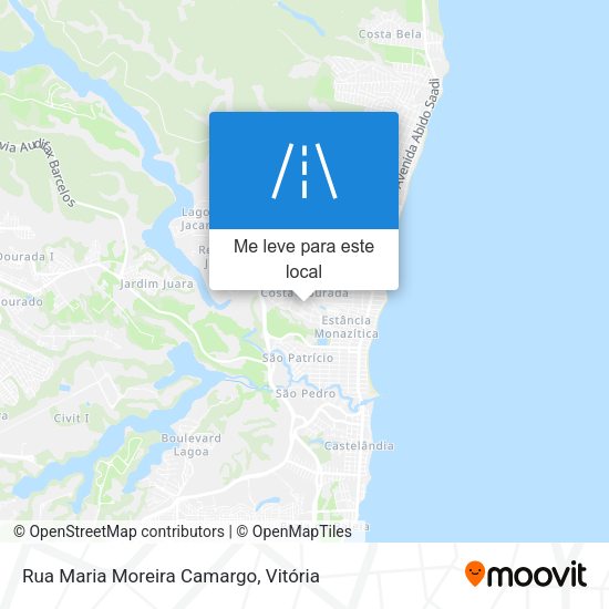 Rua Maria Moreira Camargo mapa