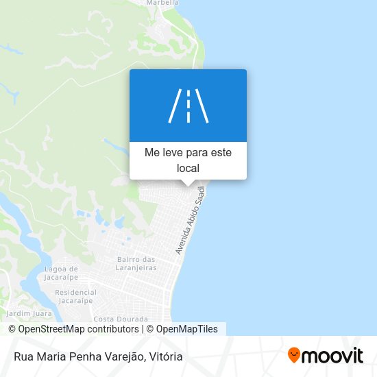 Rua Maria Penha Varejão mapa