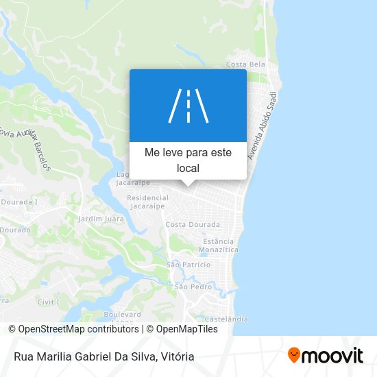 Rua Marilia Gabriel Da Silva mapa