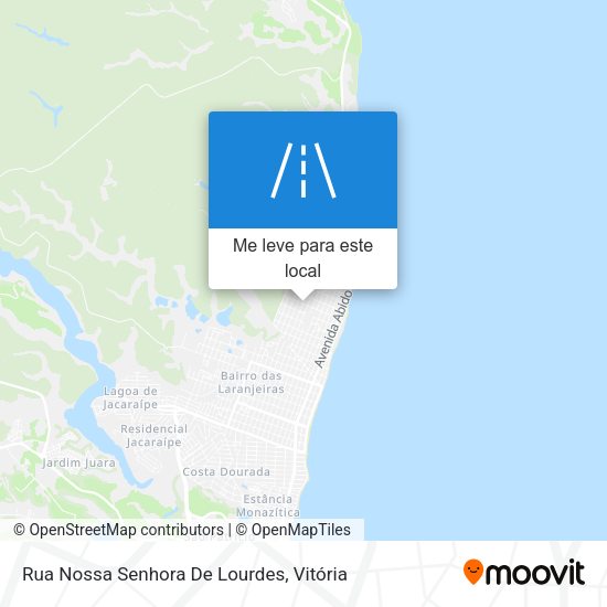 Rua Nossa Senhora De Lourdes mapa