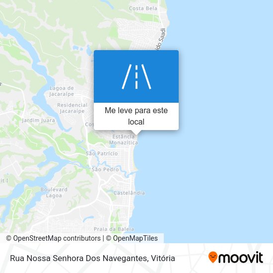 Rua Nossa Senhora Dos Navegantes mapa