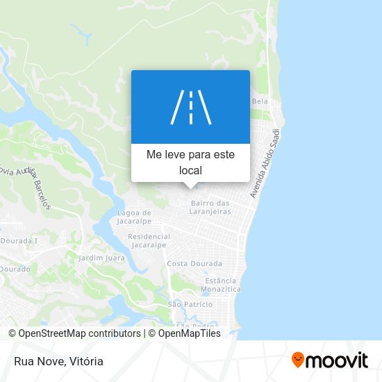 Rua Nove mapa
