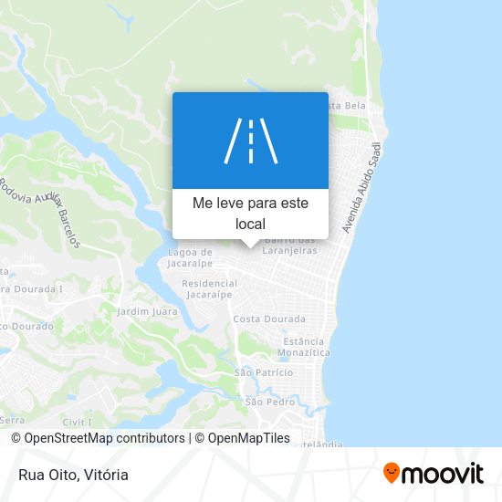Rua Oito mapa