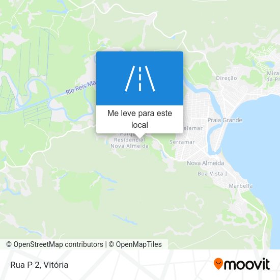 Rua P 2 mapa