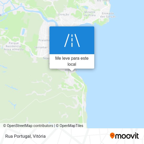 Rua Portugal mapa