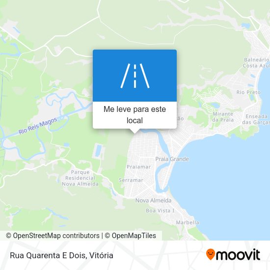 Rua Quarenta E Dois mapa