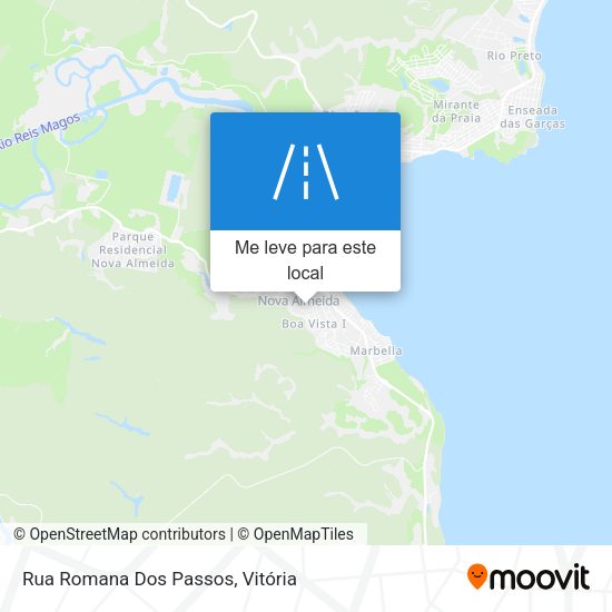 Rua Romana Dos Passos mapa