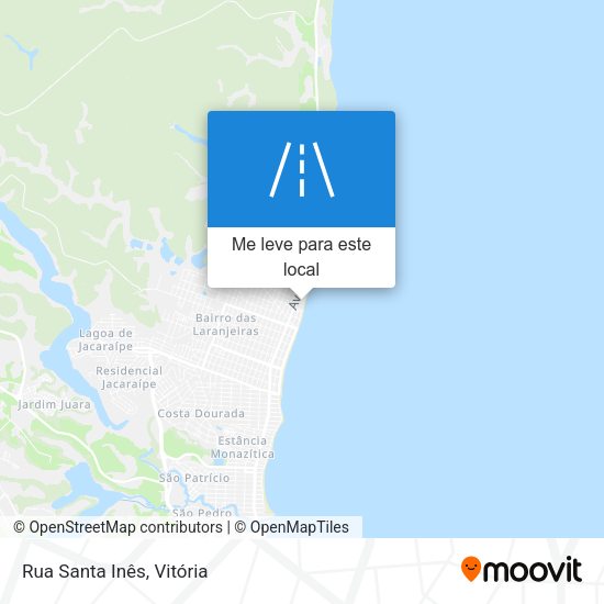 Rua Santa Inês mapa