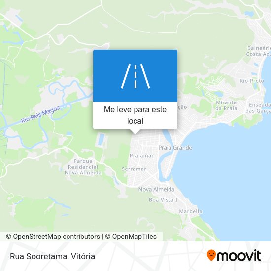 Rua Sooretama mapa