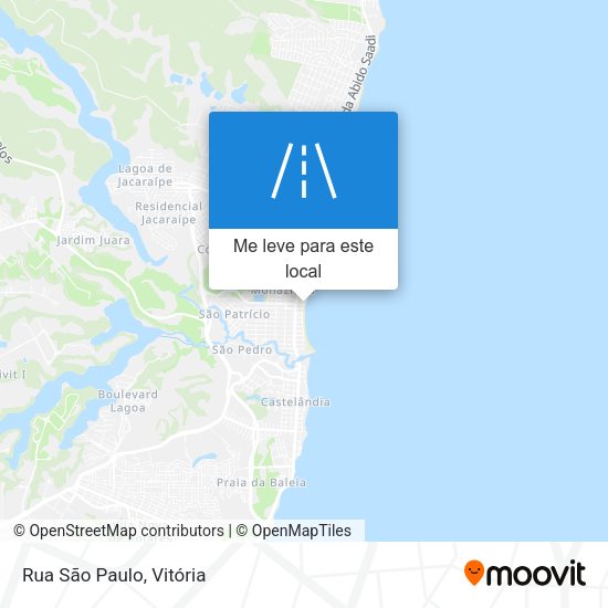 Rua São Paulo mapa