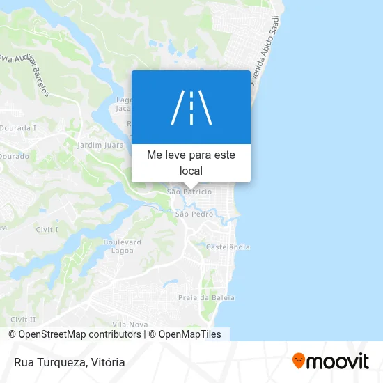 Rua Turqueza mapa