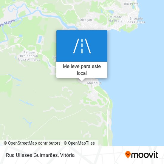 Rua Ulisses Guimarães mapa