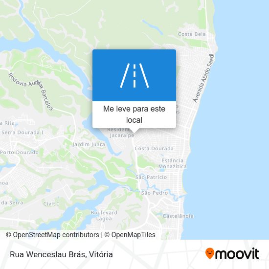 Rua Wenceslau Brás mapa