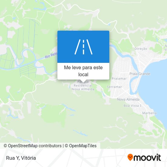 Rua Y mapa