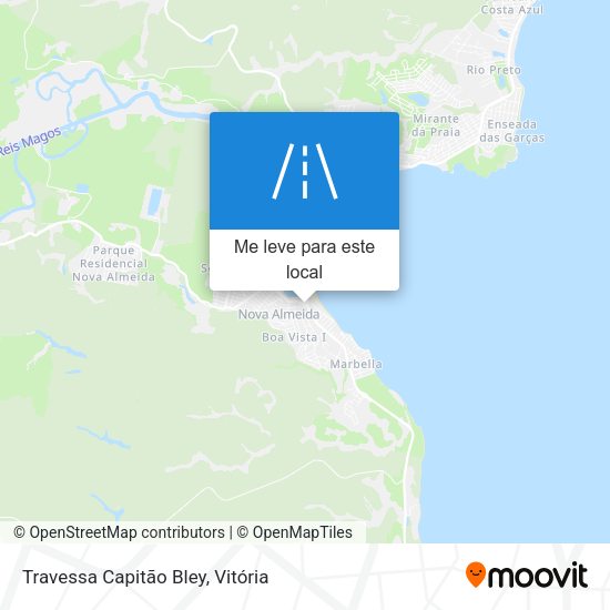 Travessa Capitão Bley mapa