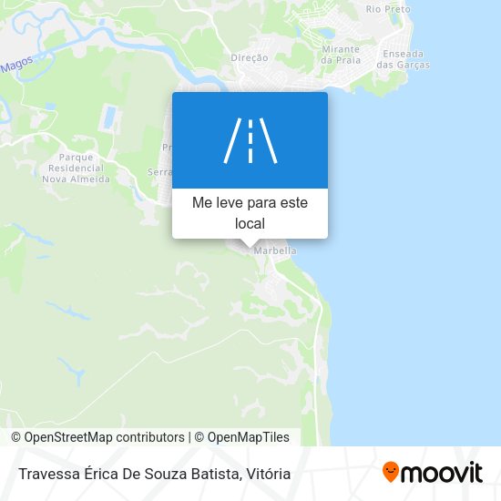Travessa Érica De Souza Batista mapa