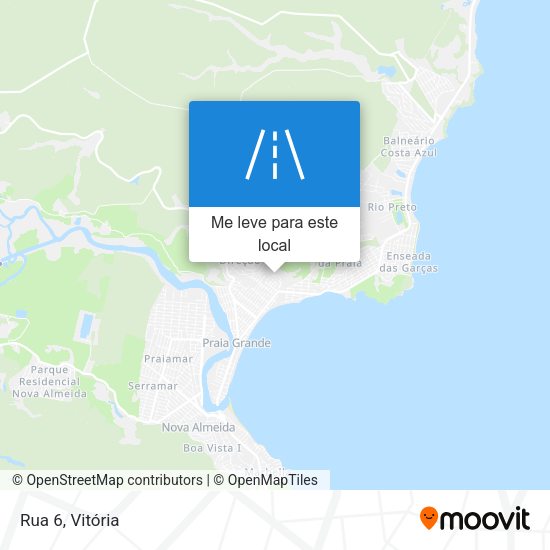 Rua 6 mapa