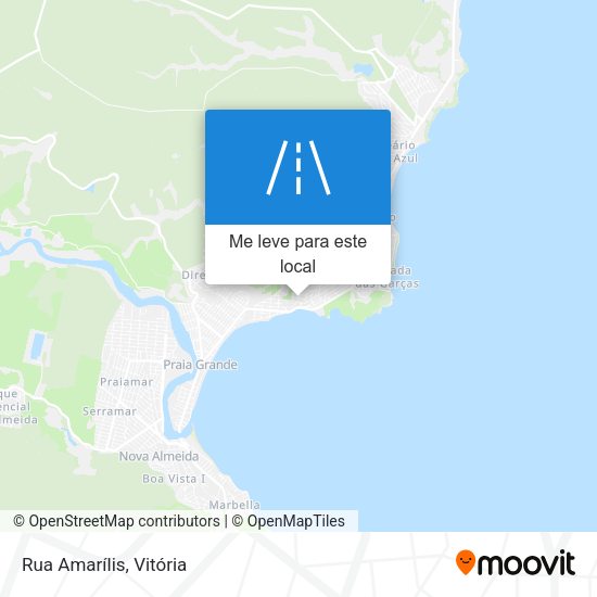 Rua Amarílis mapa