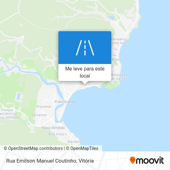 Rua Emilson Manuel Coutinho mapa