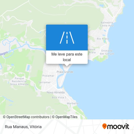 Rua Manaus mapa