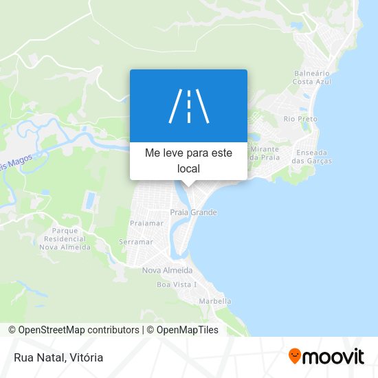 Rua Natal mapa