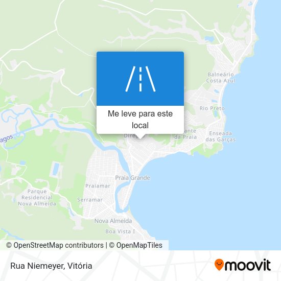 Rua Niemeyer mapa