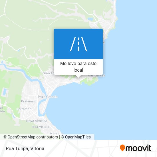 Rua Tulipa mapa