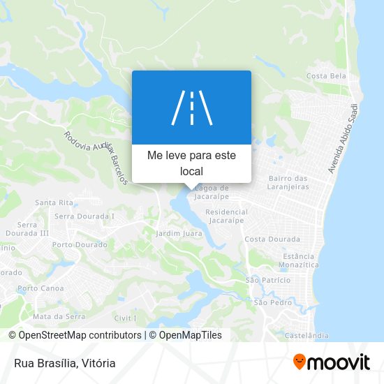 Rua Brasília mapa
