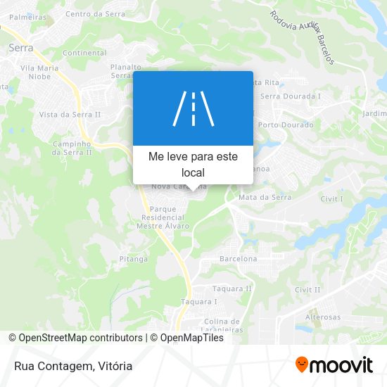 Rua Contagem mapa