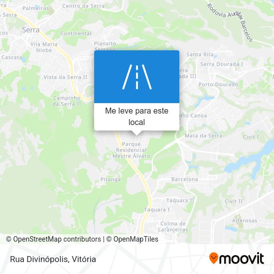 Rua Divinópolis mapa