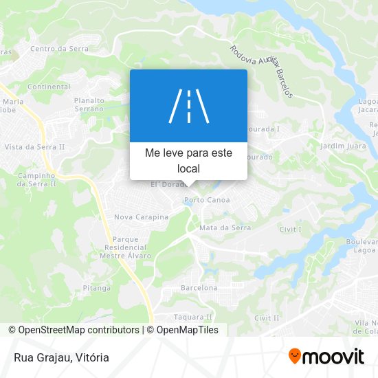 Rua Grajau mapa