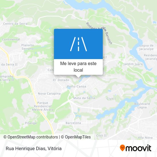 Rua Henrique Dias mapa