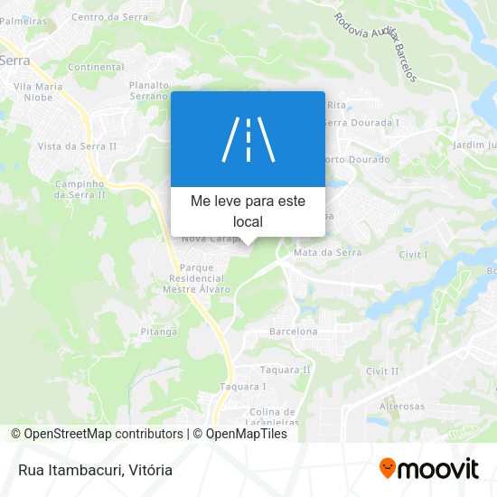 Rua Itambacuri mapa