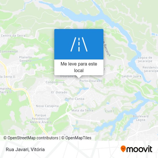 Rua Javari mapa
