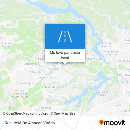 Rua José De Alencar mapa