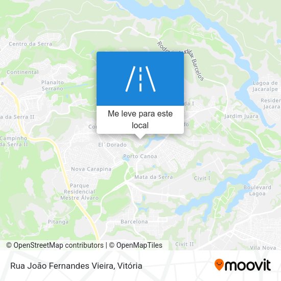 Rua João Fernandes Vieira mapa