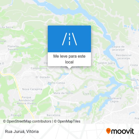 Rua Juruá mapa
