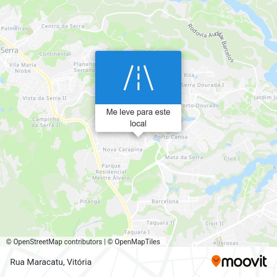 Rua Maracatu mapa