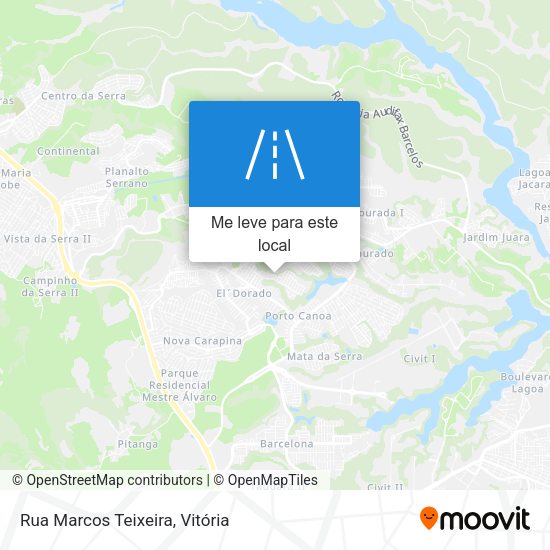 Rua Marcos Teixeira mapa