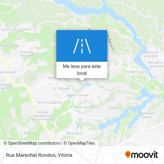 Rua Marechal Rondon mapa