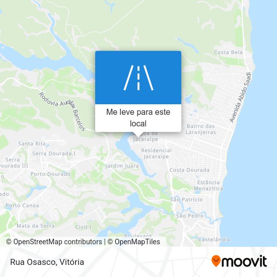 Rua Osasco mapa