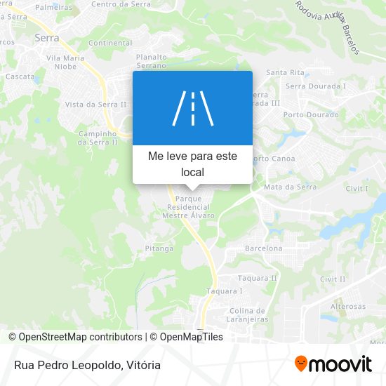Rua Pedro Leopoldo mapa
