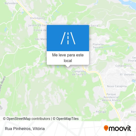 Rua Pinheiros mapa