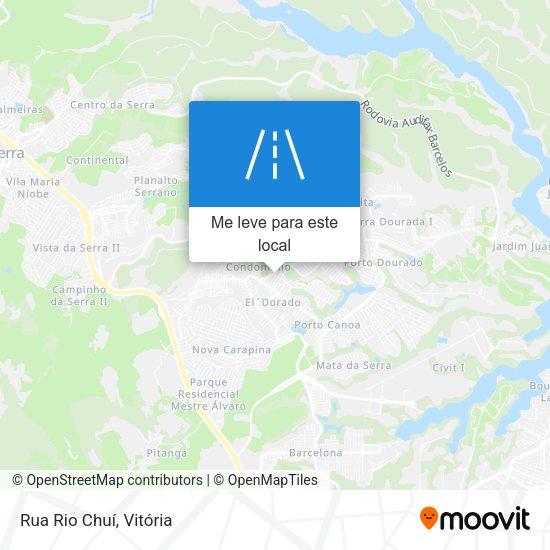 Rua Rio Chuí mapa