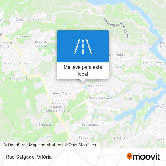 Rua Salgado mapa